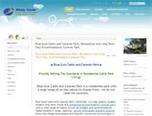 Tablet Screenshot of bluegumcaravanpark.com.au